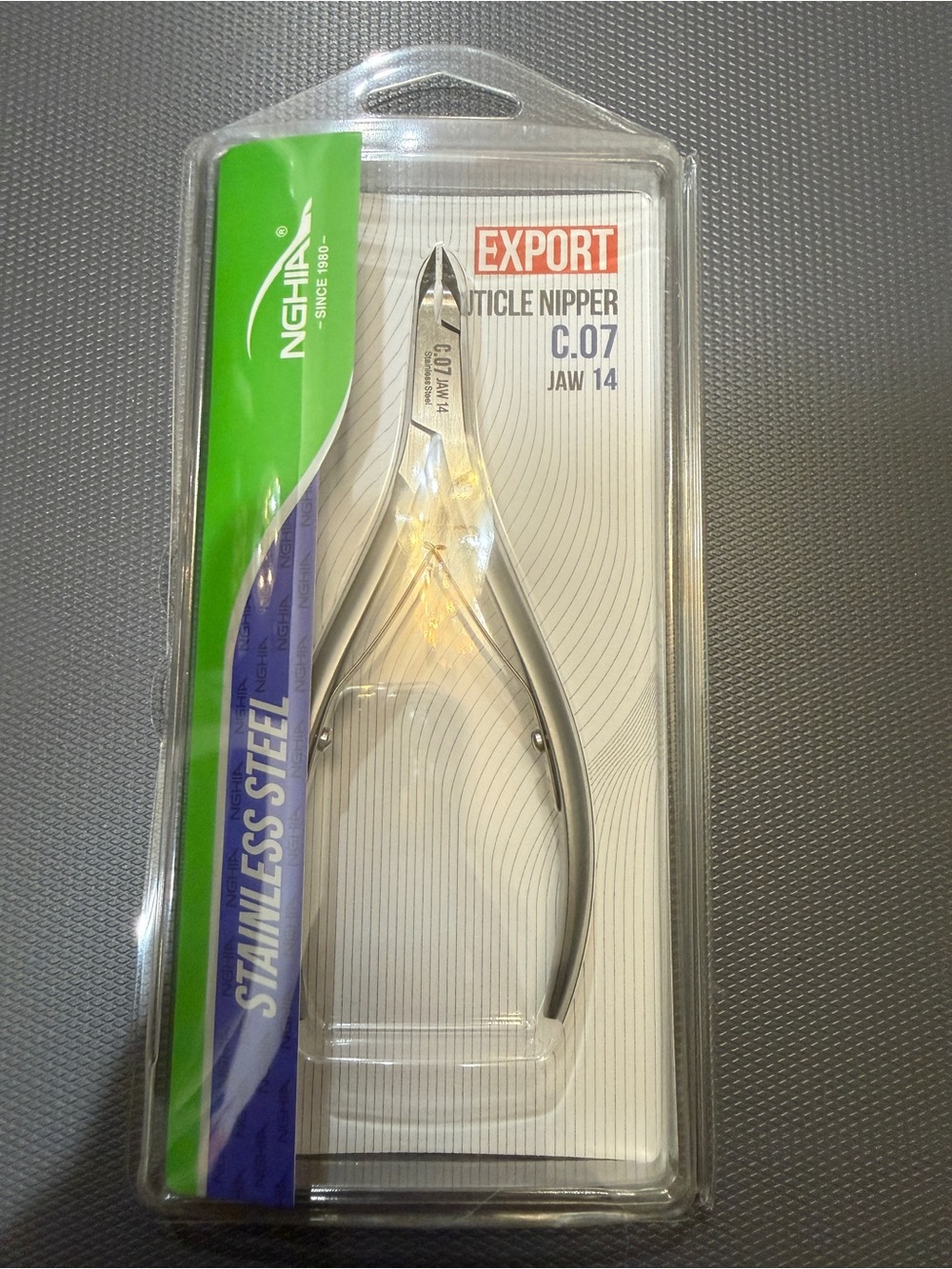 Stainless Steel Cuticle Nipper - Silver